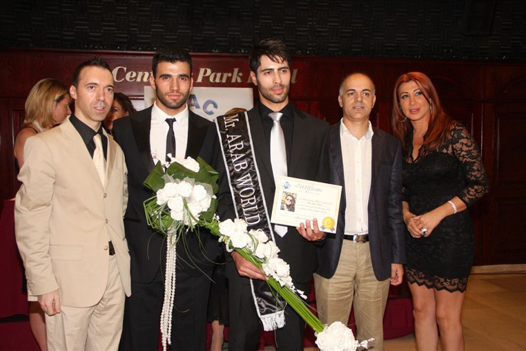 Press conference of Mr Arab world 2012
